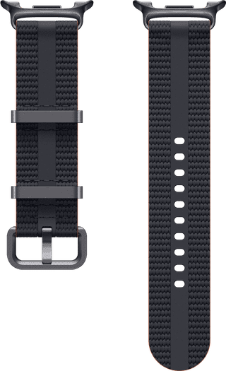 Samsung Galaxy Watch 8 Series Athleisure Bandje Donkergrijs S/M