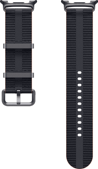 Samsung Galaxy Watch 8 Series Athleisure Bandje Donkergrijs M/L