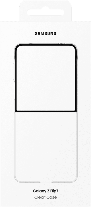 Samsung Galaxy Z Flip 7 Back Cover Transparant