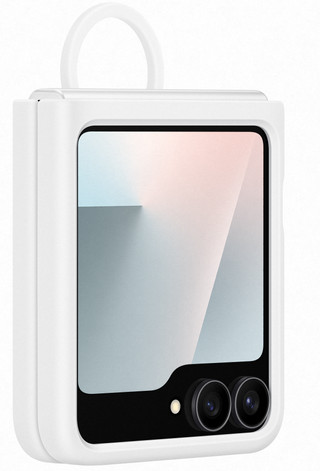 Samsung Galaxy Z Flip 7 FE Silicone Back Cover White