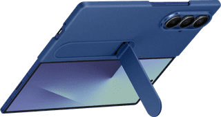 Samsung Galaxy Z Fold 7 Siliconen Back Cover Blauw