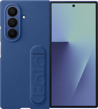 Samsung Galaxy Z Fold 7 Siliconen Back Cover Blauw