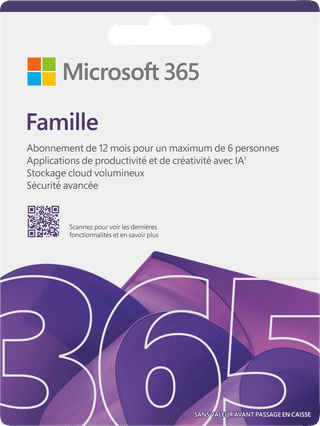 Microsoft 365 Family FR Subscription 1 Year