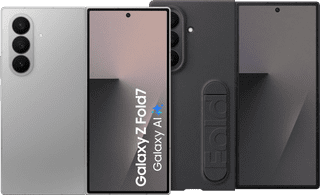 Samsung Galaxy Z Fold 7 256GB Silver 5G + Samsung Silicone Back Cover Black