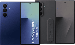 Samsung Galaxy Z Fold 7 512GB Blue 5G + Samsung Silicone Back Cover Black