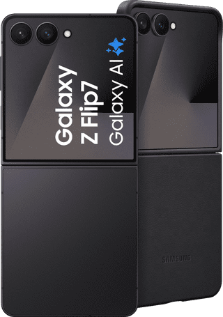Samsung Galaxy Z Flip 7 256GB Zwart 5G + Samsung Kindsuit Back Cover Zwart