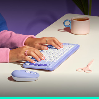 Logitech POP Wireless Mouse Purple