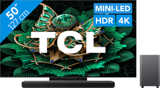 TCL 50" QD Mini-LED C71K 4K (2025) + TCL S55H 2.1 Barre de Son