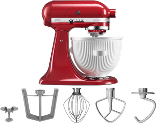 KitchenAid Artisan Mixer 5KSM125 Keizerrood + IJsbereider