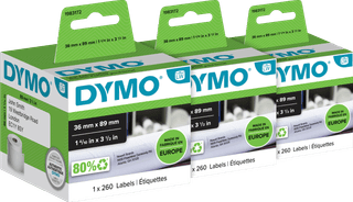DYMO LabelWriter Adres Etiket 36x89mm 3-pack