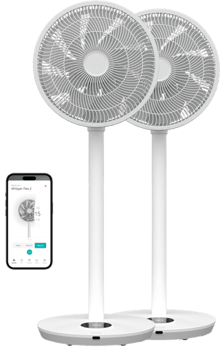 Duux Whisper Flex 2 Smart Duo Pack White