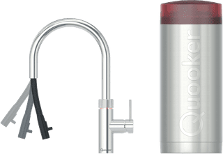Quooker COMBI+ + Quooker Flex Round Chroom