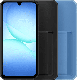 Samsung Galaxy A17 Card Slot Back Cover Zwart