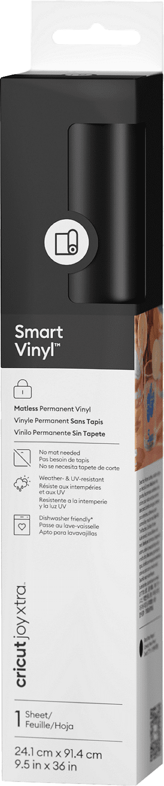 Cricut Joy Xtra Smart Vinyl Permanent 24x91cm Zwart