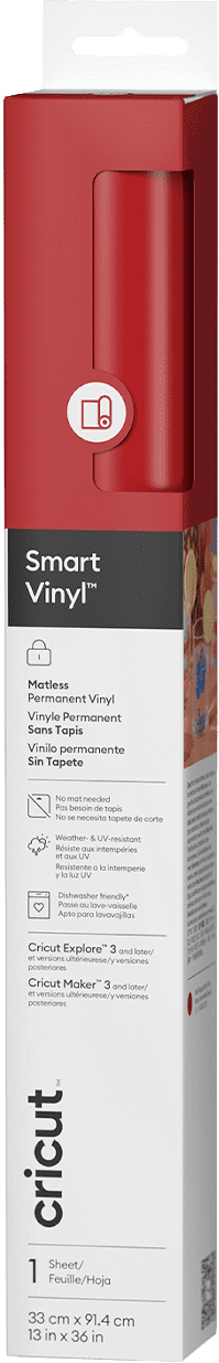 Cricut Smart Vinyl Permanent Red 33x91cm
