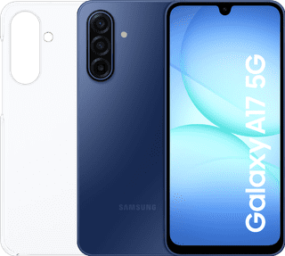 Samsung Galaxy A17 128GB Blauw 5G + Samsung Back Cover Transparant