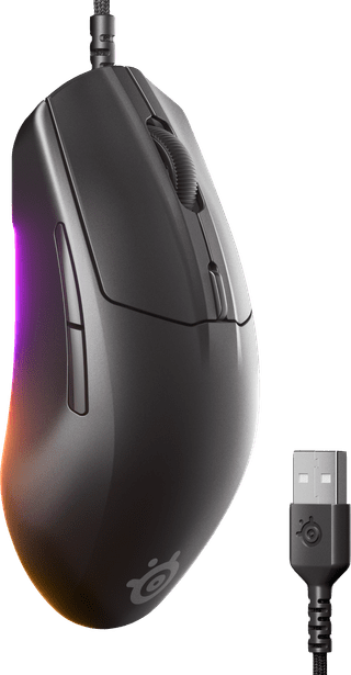 SteelSeries Rival 3 Gen 2 Gaming Mouse Black