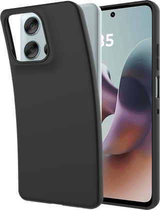 Just in Case Soft Design Motorola Moto G56 Back Cover Zwart