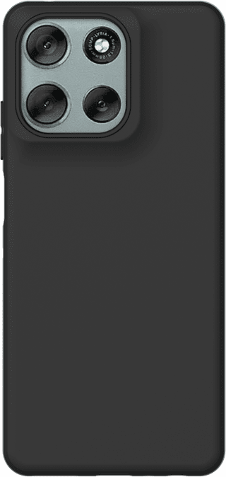 Just in Case Soft Design Motorola Moto G56 Back Cover Zwart
