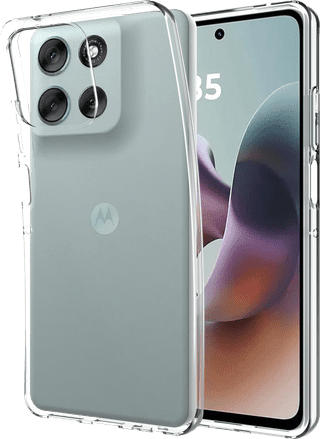 Just in Case Soft Design Motorola Moto G56 Back Cover Transparant
