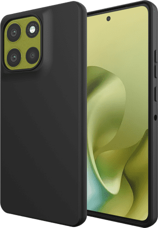 Just in Case Soft Design Motorola Moto G86 Back Cover Zwart