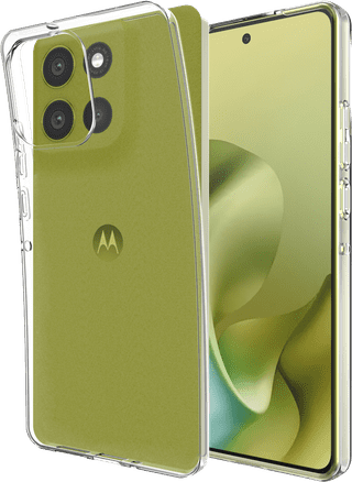 Just in Case Soft Design Motorola Moto G86 Back Cover Transparant