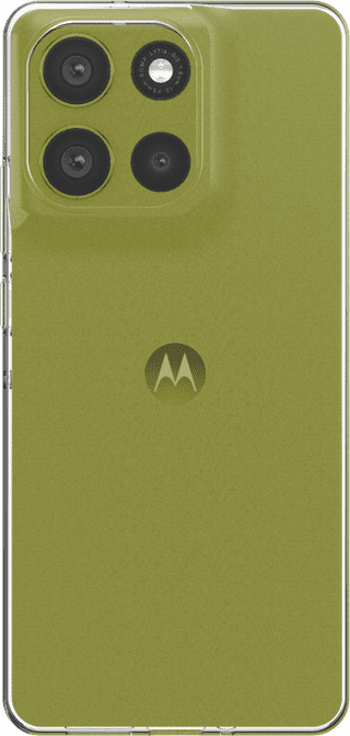 Just in Case Soft Design Motorola Moto G86 Back Cover Transparant
