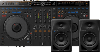 AlphaTheta DDJ-GRV6 + Pioneer DJ DM-40D-BT Black