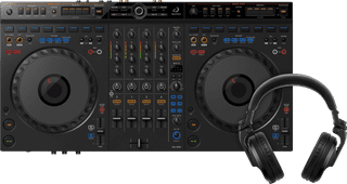 AlphaTheta DDJ-GRV6 + Pioneer DJ HDJ-X5 Black