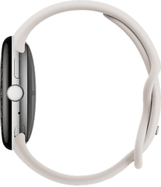Google Pixel Watch 4 Zilver/Crème 45 mm