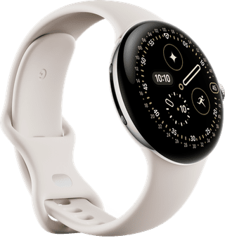 Google Pixel Watch 4 Zilver/Crème 45 mm