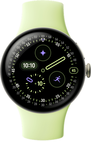 Google Pixel Watch 4 Goud/Groen 41 mm
