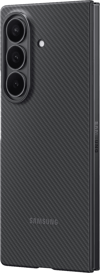Samsung Galaxy Z Fold 7 Carbon Back Cover Zwart