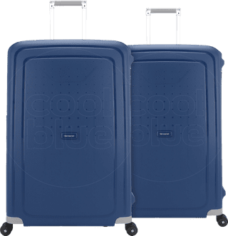 Samsonite S'Cure Spinner 81cm Duo Pack Dark Blue