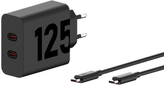 Motorola TurboPower Oplader 125W met 2 Poorten + Usb C kabel