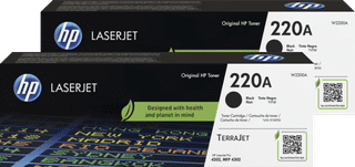 HP 220A LaserJet Toner Zwart (2 stuks)