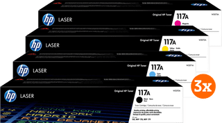 HP 117A Toner Combo Pack (3 stuks)