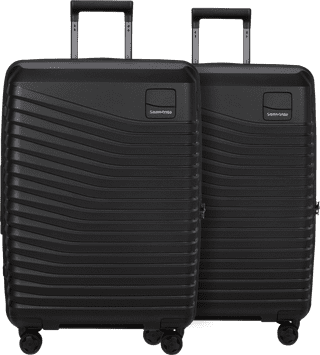 Samsonite Intuo Expandable Spinner 69cm Duo Pack Black
