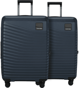 Samsonite Intuo Expandable Spinner 69cm Duo Pack Blue Nights