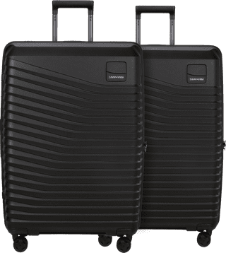Samsonite Intuo Expandable Spinner 75cm Duo Pack Black