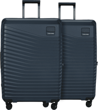 Samsonite Intuo Expandable Spinner 75cm Duo Pack Blue Nights