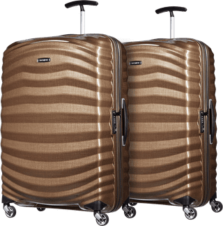 Samsonite Lite-Shock Spinner 75cm Duo Pack Sand