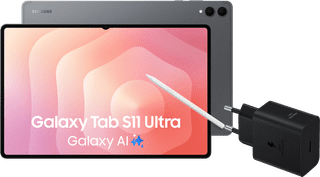 Samsung Galaxy Tab S11 Ultra 14,6 inch 512GB Wifi Grijs + Oplaadpakket