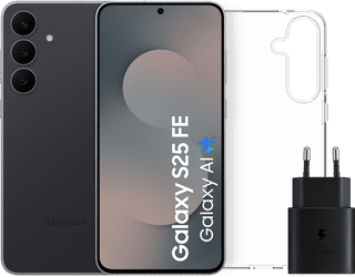 Samsung Galaxy S25 FE 256GB Black 5G + Accessory Pack