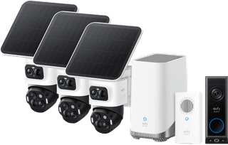 EufyCam S4 3-Pack + HomeBase 3 + Video Doorbell E340 + Chime