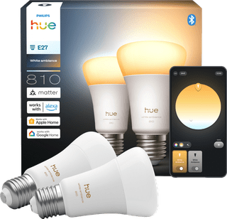 Philips Hue A60 White Ambiance 810 lumens E27 2-pack