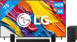 LG 75" QNED82 4K (2025) + LG DS60TR