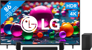 LG 86" Smart UA75 4K (2025) + LG DS60TR