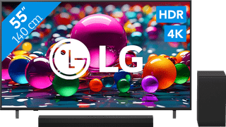 LG 55 inches Smart UA75 4K (2025) + LG DS40T