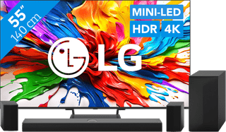 LG 55 inches QNED93 evo 4K (2025) + LG DS70TR